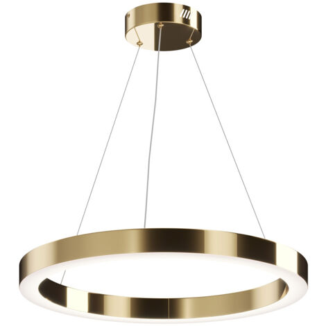 Maytoni Saturno Moderna plafoniera LED a sospensione integrata in ottone, 3100lm, 4000K