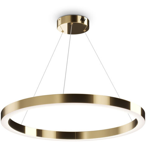 Maytoni Saturno Moderna plafoniera LED a sospensione integrata in ottone, 4200lm, 4000K