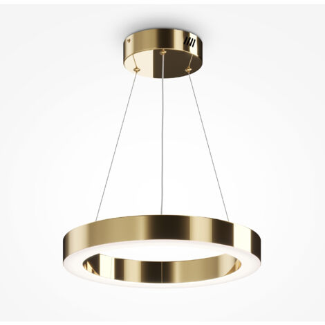 Maytoni Saturno Plafonnier LED intégré moderne en laiton, 2500lm, 4000K