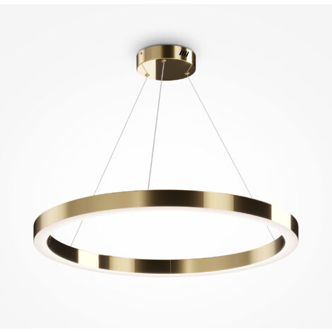 Maytoni Saturno Plafonnier LED intégré moderne en laiton, 4200lm, 4000K