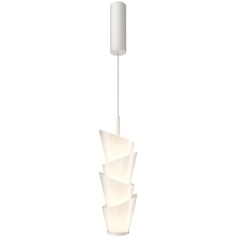 Maytoni Seoul Plafonnier moderne et fin, blanc 3000 K, 1700 lm