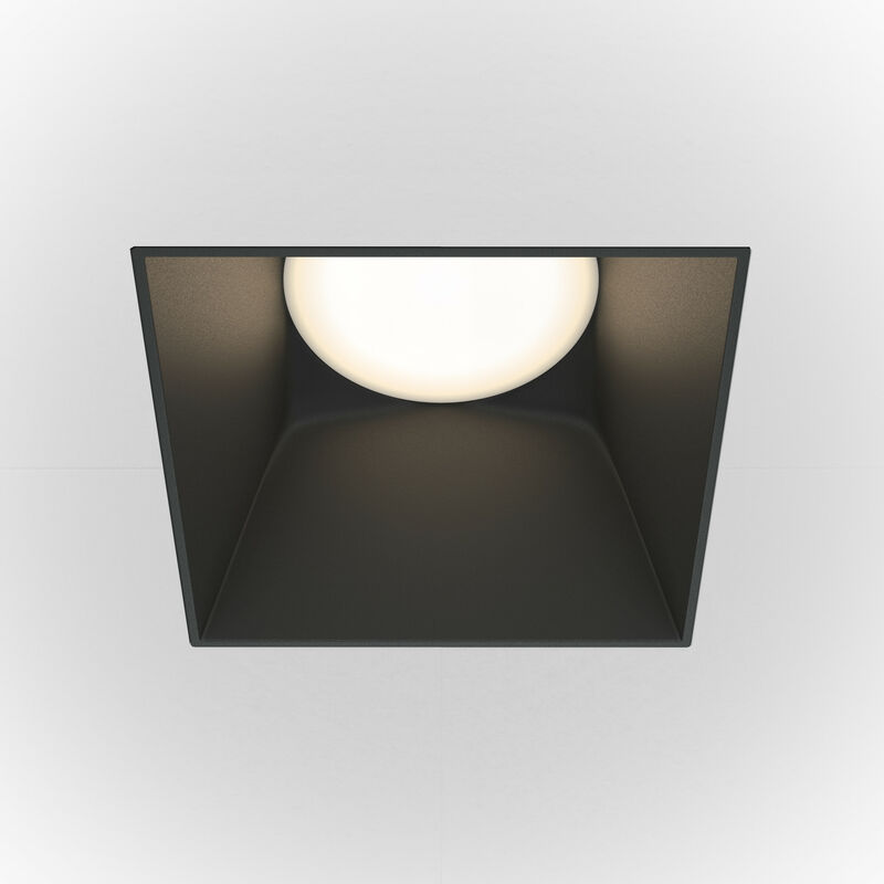 Maytoni - Share Downlight Encastré Carré Noir GU10