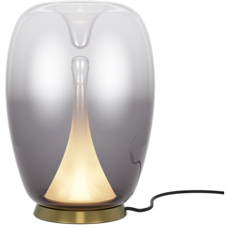Maytoni Splash Lampada da tavolo moderna a LED integrata oro 3000K 360lm paralume fumé