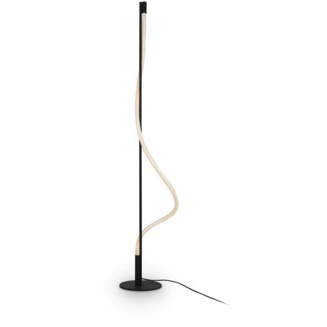 Maytoni Tau Lampadaire Intégré LED Moderne Noir 3000K