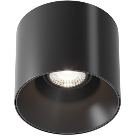 Maytoni Technical plafoniera Alfa LED 15W 4000K nera 10cm
