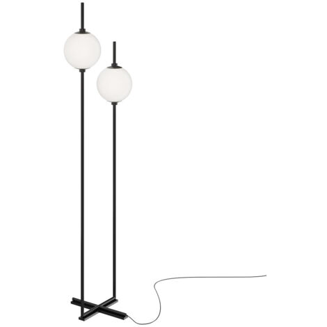 Maytoni The Sixth Sense Moderna lampada da terra multibraccio dimmerabile a 2 luci nera 3000K