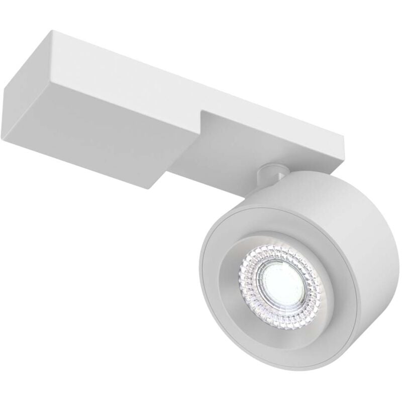 Plafonnier en saillie spot led spot orientable aluminium blanc
