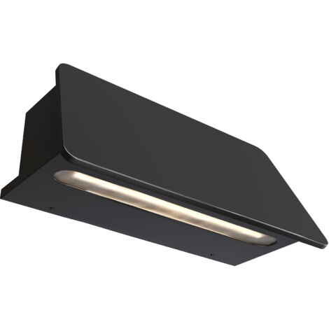 Maytoni Trupp Lampada da parete per esterni da 20 cm, grafite 3000K 300lm IP54