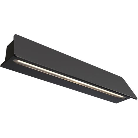 Maytoni Trupp Lampada da parete per esterni da 40 cm, grafite 3000K 550lm IP54