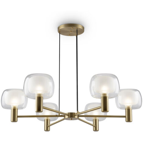 Maytoni Vision Lampada da terra moderna multi braccio a 6 luci Oro E14