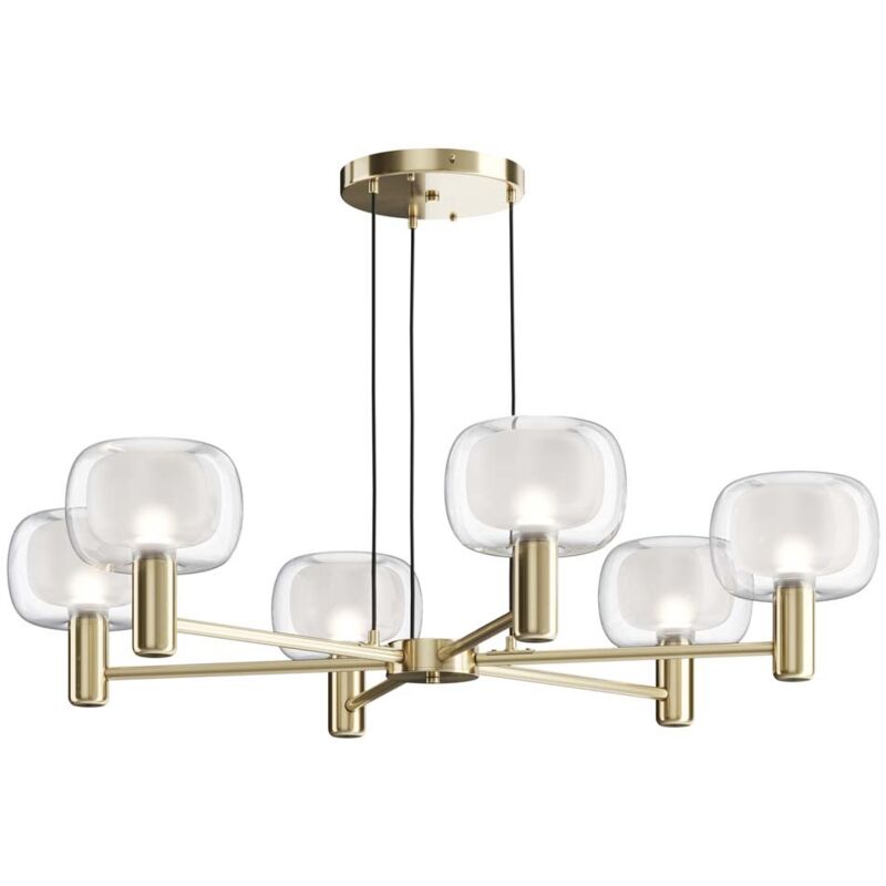 Maytoni - Vision Lampadaire Moderne 6 Lumières Multi Bras Doré E14 Maytoni - Vision Lampadaire Moderne 6 Lumières Multi Bras Doré E14