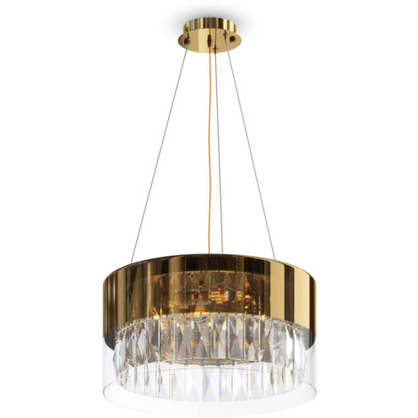 Maytoni Wonderland Plafoniera Moderna Cilindrica A Sospensione Oro