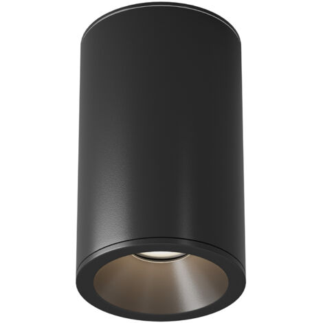 Maytoni Zoom Spot encastrable extérieur rond de 10,5 cm, noir, IP65, 1 x GU10