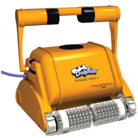 Maytronics Dolphin – Robot piscine électrique 25m – Nettoyage gyroscopique précis – Double filtre pour impuretés – Longueur câble 30m – Taux d'aspiration 17 m3/h