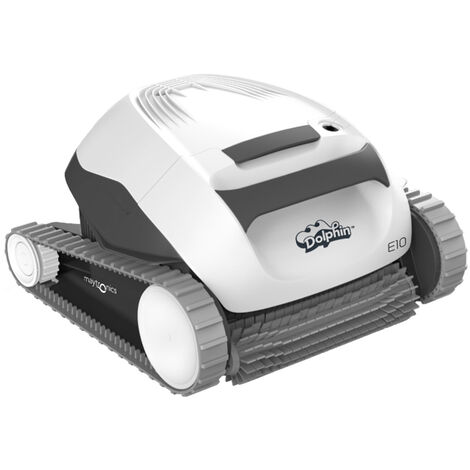Maytronics Dolphin – Robot piscine électrique E10 – Nettoyage jusqu'à 8m – Brosses actives haute rotation – Débit 16 m³/h – Câble 12m