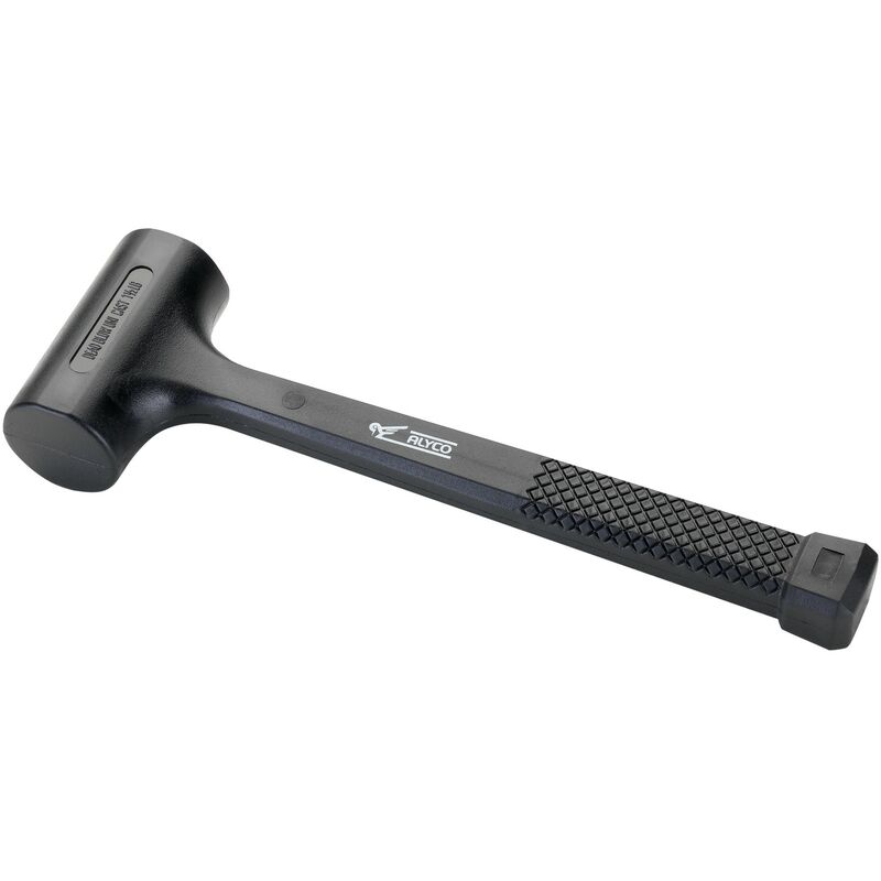 

Alyco-tools - Maza Antirrebote Negra Monoblock 455 Gr