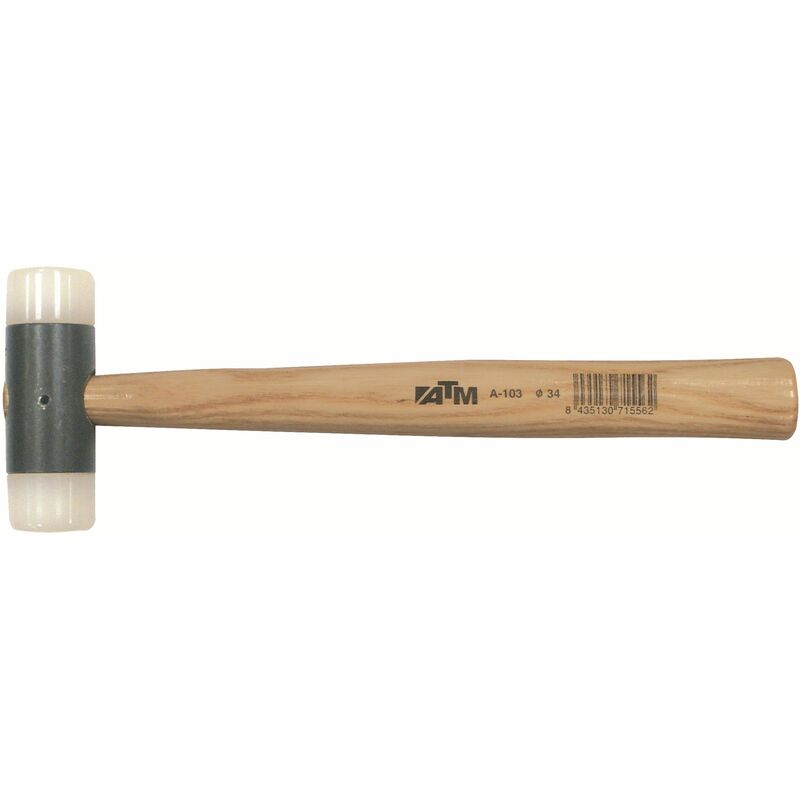 

Maza de nylon mango madera Ø Boca x Largo - 28 x 270 mm - ATM