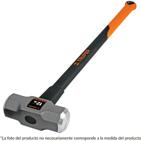 Maza octagonal, 2720g, mango fibra de vidrio 91cm
