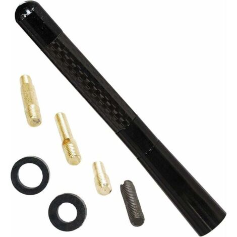 Mazdaspeed Antenne courte en fibre de carbone style sport pour Mazda 2 3 5 6 3 Sport MX-5 Miata MX-5 CX-5 tous les modèles