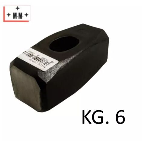 MAZZA A COPPIA KG.6 SENZA MANICO