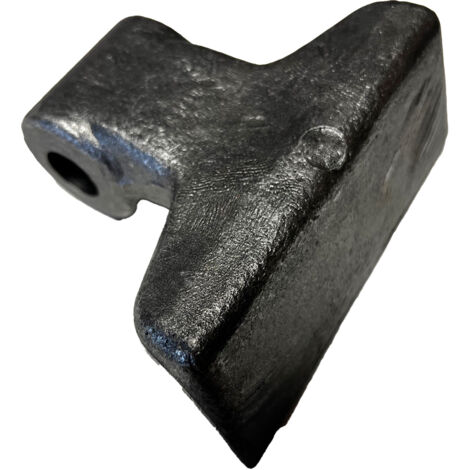 Mazza trincia 137x95mm attacco 52mm e foro 19,5mm