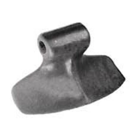 Mazza trincia larghezza 170mm lunghezza 80mm attacco 70mm e foro Ø 16,5mm adattabile a Palladino