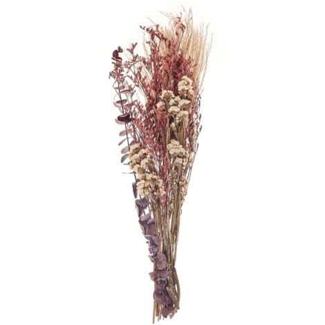 Mazzo di fiori secchi decorativi rosa 55 cm Araba