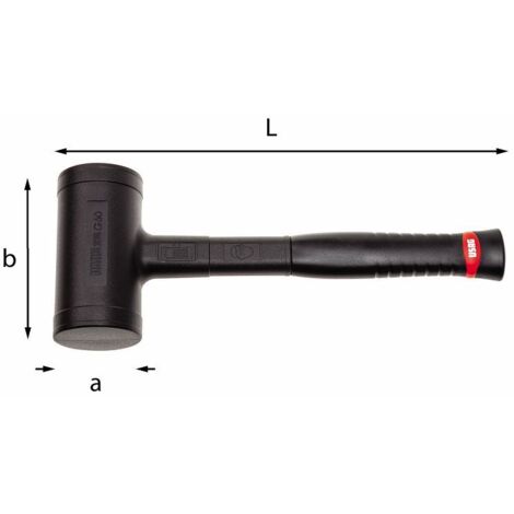 Mazzuola antirimbalzo monoblocco Usag 374 G diametro 40 mm