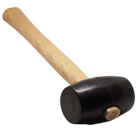 Mazzuola gomma manico in legno 460 gr