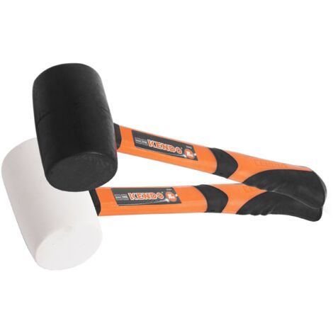 mazzuola in gomma m. fibra kendo 450 gr - colore nero