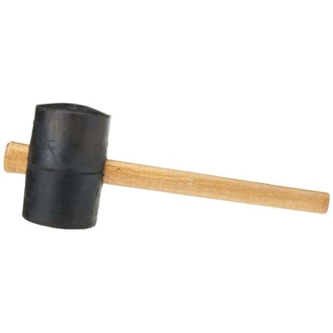 Mazzuola in gomma resistente di alta qualità con manico in legno -450 gr