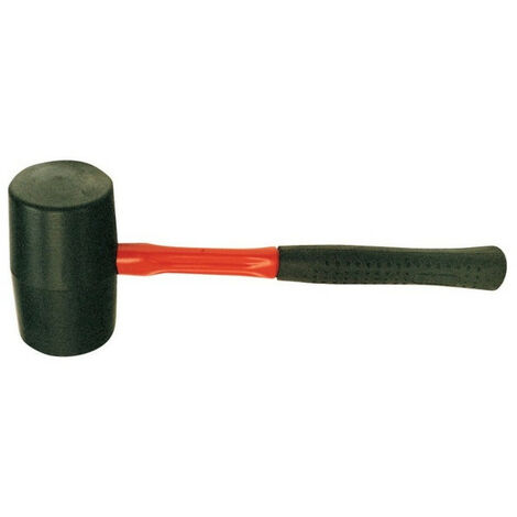 MAZZUOLA TESTA IN GOMMA MM.45 MANICO FIBERGLASS