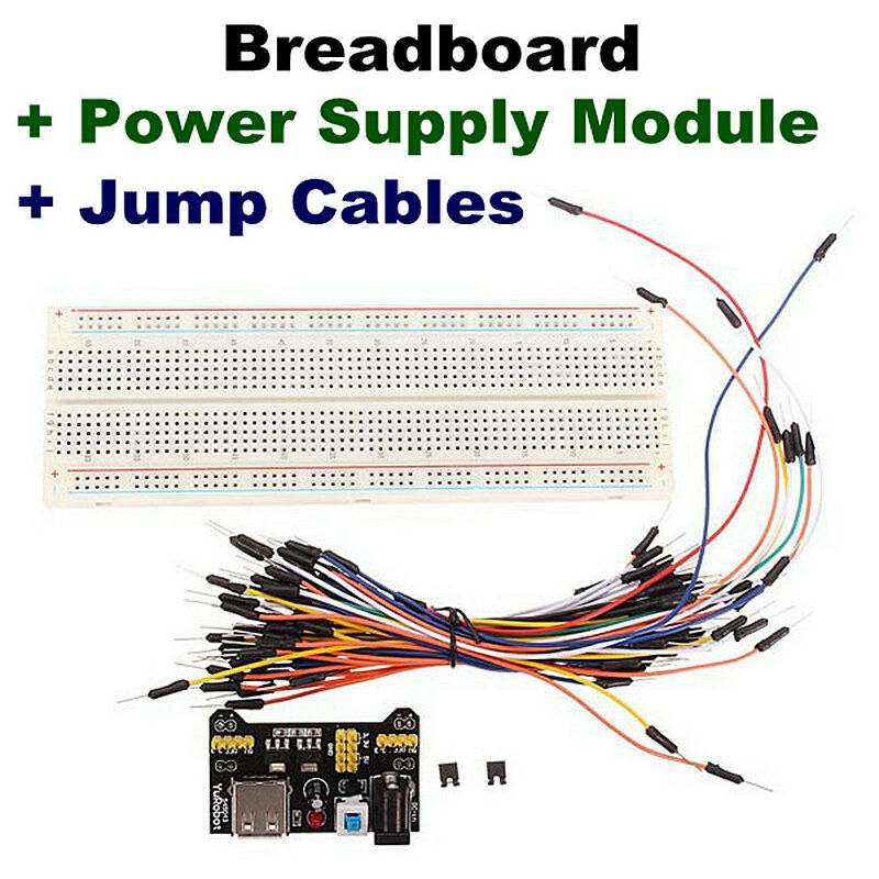 

MB-102 MB102 Placa de experimentación sin soldadura + Fuente de alimentación + Cable de conexión Kits Arduino Pr