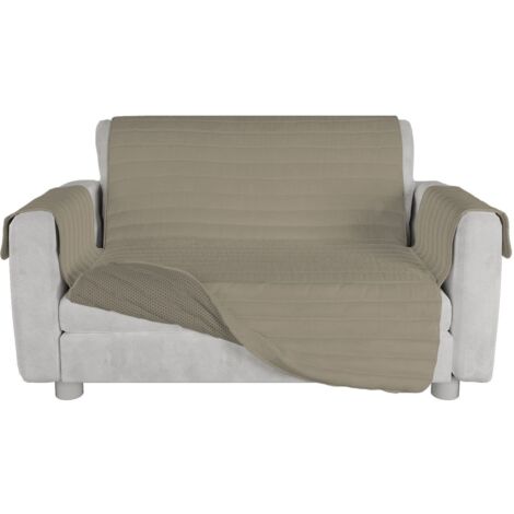MB HOME BASIC Copridivano Antiscivolo Cozy, Tortora, 2 Posti