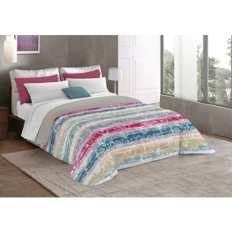 Mb Home Italy Fashion, B-T-Fh-1Pm-06-Lovelines, Trapunta Invernale, Multicolore (Love Lines), Piazza E Mezza