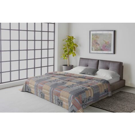 MB HOME ITALY Trapuntino estivo Athena, ADANA GRIGIO, 2 Posti