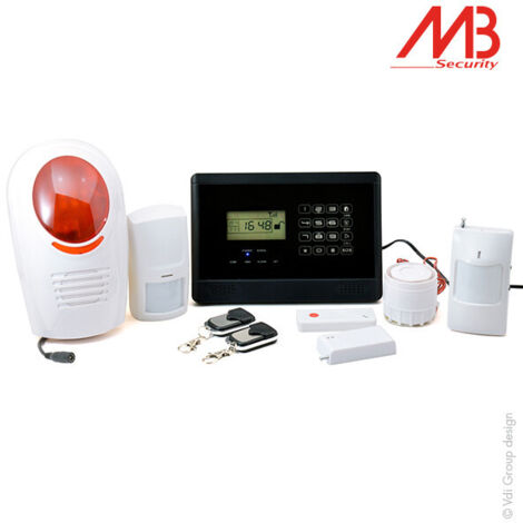 MB Security - Kit système d'alarme MB Security pour 5 pièces et plus