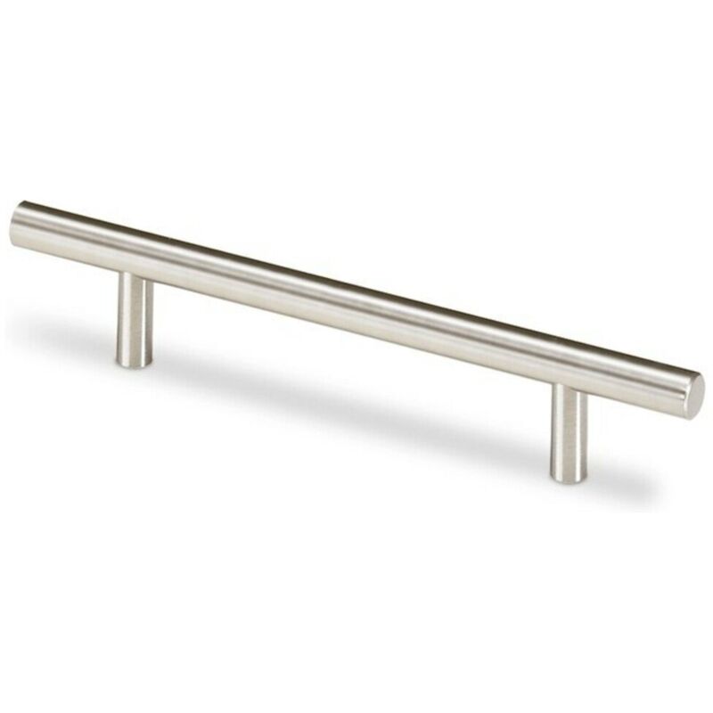 Hettich - Stangengriff Salvia, •–• 128, l 188 mm, h 35 mm, ø 10 mm, Edelstahl gebürstet