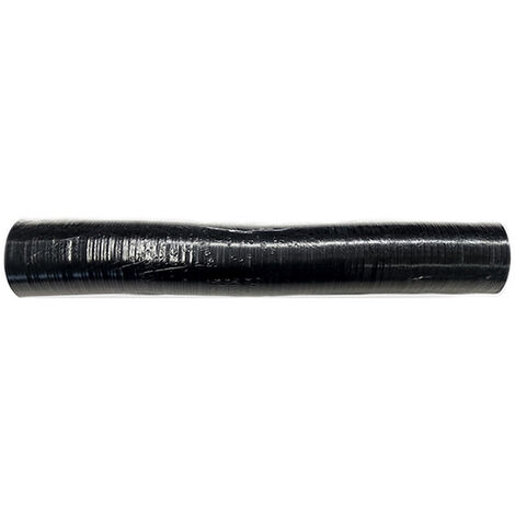 MBM – Conduit flexible extensible en aluminium noir 50 mm – Longueur de 1 à 3 m pour ventilation – Résistant à la chaleur et flexible