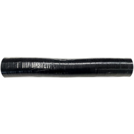 MBM – Tube extensible aluminium noir 60 mm – Longueur ajustable 0,5 à 1,5 m – Conduit de fumée pour ventilation et évacuation