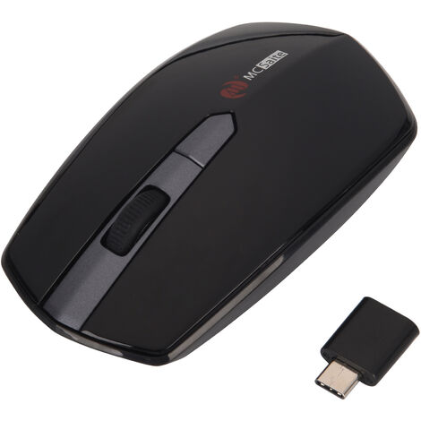 MC-369AG souris sans fil de type C mini compacte, bureau, maison, jeu, entreprise, interface USB-C noir