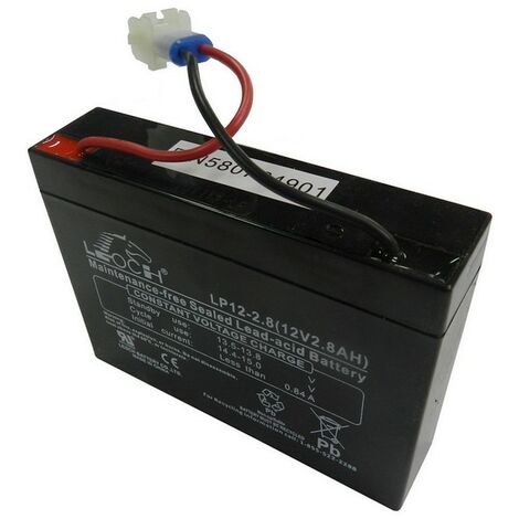 Mc Culloch – Batterie tondeuse autoportée 12V 2.8Ah – Capacité 132mm x 32mm x 100mm – Fiche fast-on pour installation facile – Compatible Husqvarna et McCulloch