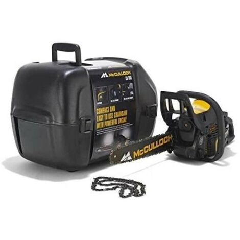 Mc Culloch – Tronçonneuse thermique 40 cm – Moteur OxyPower 2 temps 1,4 kW – Double frein de chaîne – Système anti-vibrant – Valise de transport incluse - CS380T