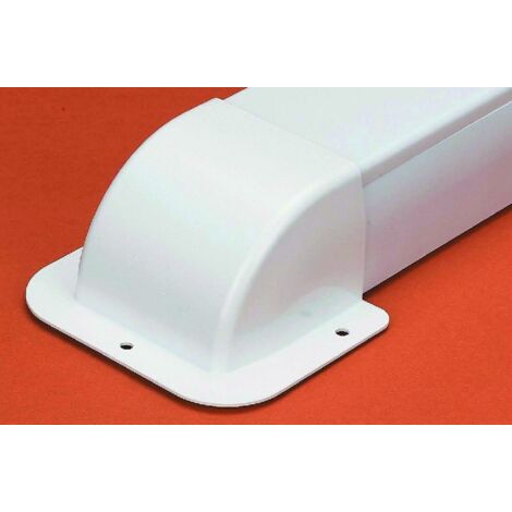 Mc Distribution – Goulotte Optimal 110 mm – Entrée sortie murale en PVC M1 – Résistante aux UV et au feu – Antichoc pour câbles électriques