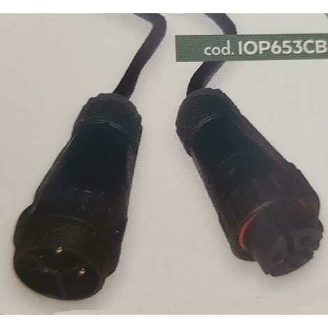 Mcair connettore super fast tripipolare per proiettore led nero iop653cb