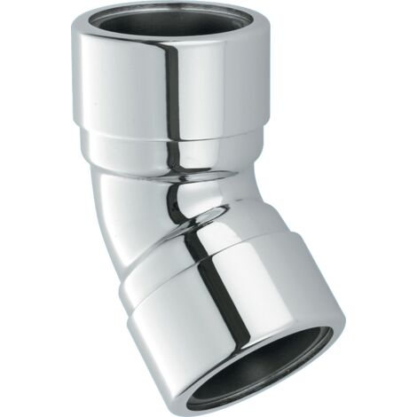 McAlpine 42B-CB 135 degree Chrome Plated Brass Compression Bend 1.5"