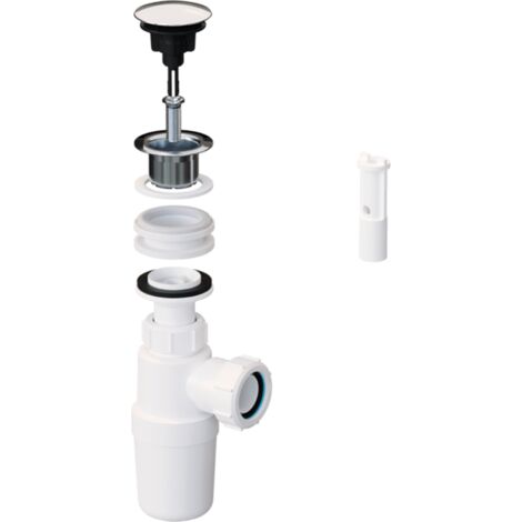 McAlpine BK1 All in One Fast Fix Basin Clicker Waste & Bottle Trap