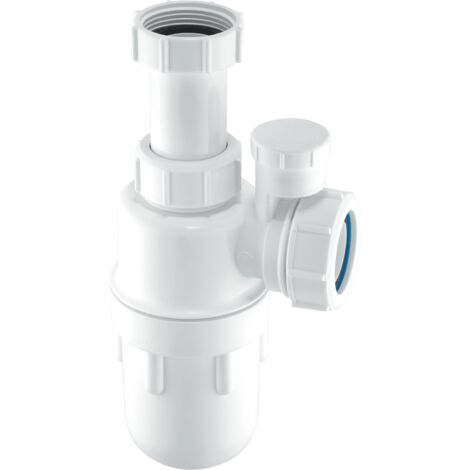 McAlpine C10AV 75mm Water Seal Anti-Syphon (Silentrap) Adjustable Inlet Bottle Trap with Multifit Outlet 1½"