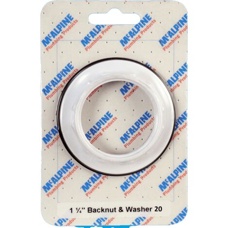 McAlpine CARD-20 1.25" Backnut & Washer - BN1 (1.1/4")