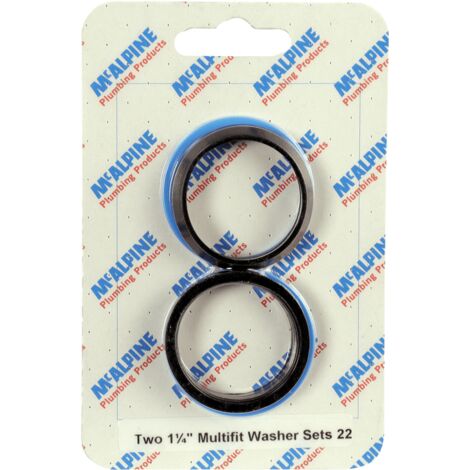McAlpine CARD-22 Two 1¼" Multifit Washer Sets - PWM1 x 2 + RWM1 x 2